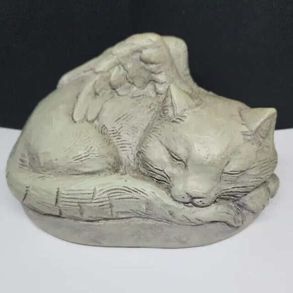 Telle M Stein Resin Cat with Wings, The Stone Bunny, 2000 - Picture 1 of 8